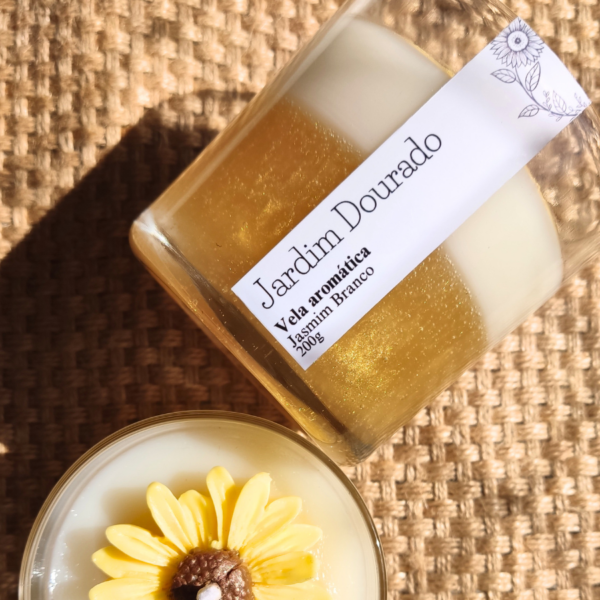 Vela Jardim Dourado 200g - Imagem 3