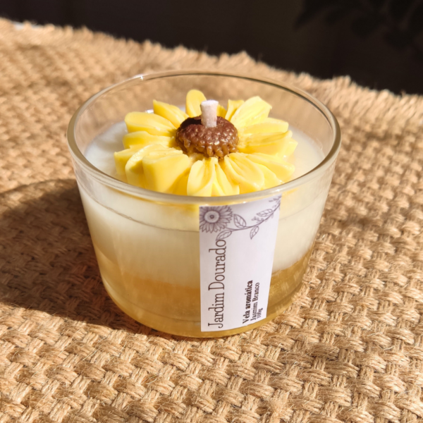 Vela Jardim Dourado 100g